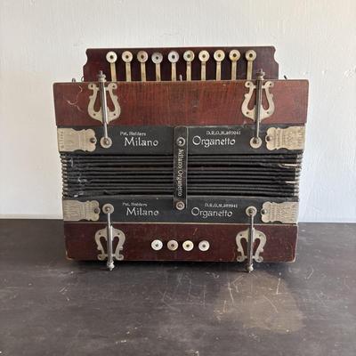 LOT 86: Antique Milano Organetto Made in Germany