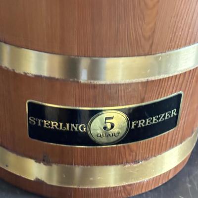 LOT 87: Vintage Appliances w/Original Boxes: Richmond Cedar Works Ice Cream Freezer, Nescafe Coffee Maker & Sears Kenmore Bleander