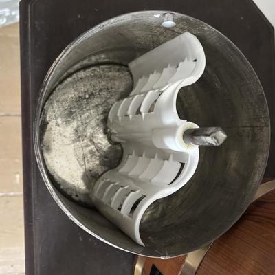 LOT 87: Vintage Appliances w/Original Boxes: Richmond Cedar Works Ice Cream Freezer, Nescafe Coffee Maker & Sears Kenmore Bleander