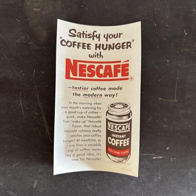 LOT 87: Vintage Appliances w/Original Boxes: Richmond Cedar Works Ice Cream Freezer, Nescafe Coffee Maker & Sears Kenmore Bleander