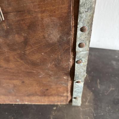 LOT 88: Antique Demijohn Bottle w/Wooden Shipping Crate