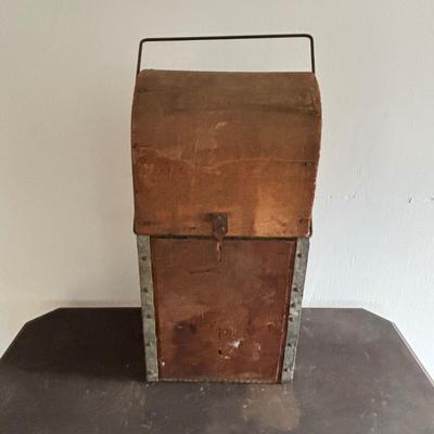 LOT 88: Antique Demijohn Bottle w/Wooden Shipping Crate