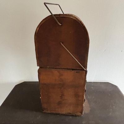 LOT 88: Antique Demijohn Bottle w/Wooden Shipping Crate