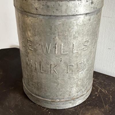 LOT 95: Vintage Milk Can & Bottle & More