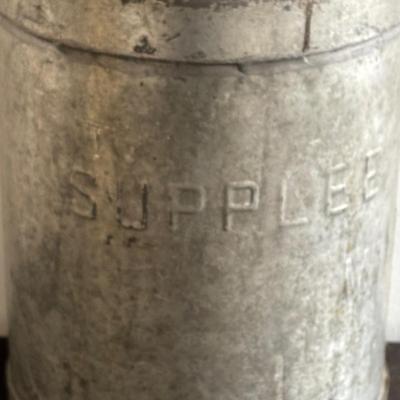 LOT 95: Vintage Milk Can & Bottle & More