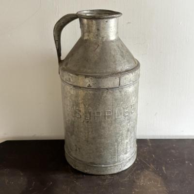 LOT 95: Vintage Milk Can & Bottle & More