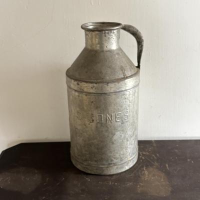 LOT 95: Vintage Milk Can & Bottle & More