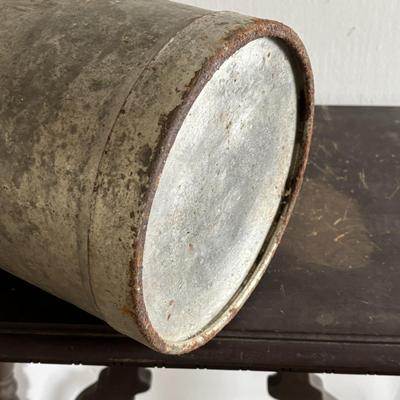 LOT 97: Vintage Milk Can & Bottles along w/1-Gallon Canning Jar