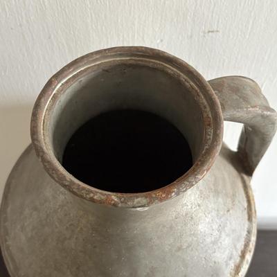 LOT 97: Vintage Milk Can & Bottles along w/1-Gallon Canning Jar