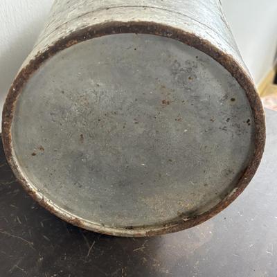 LOT 97: Vintage Milk Can & Bottles along w/1-Gallon Canning Jar