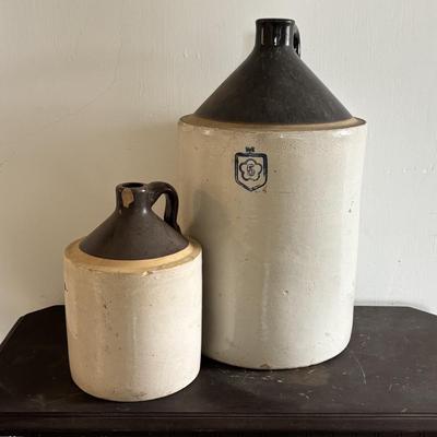 LOT 100: Vintage Stoneware /Pottery Jugs