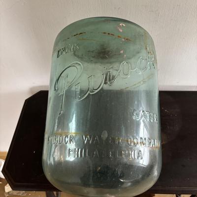 LOT 101: Vintage Purock Water Co., Philadelphia 5 Gallon Water Jug/Bottle