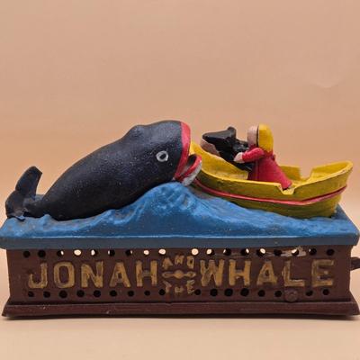 LOT 164: Jonah and the Whale Cast Iron Mechanical Bank