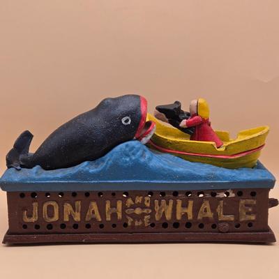 LOT 164: Jonah and the Whale Cast Iron Mechanical Bank