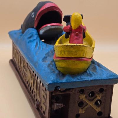 LOT 164: Jonah and the Whale Cast Iron Mechanical Bank
