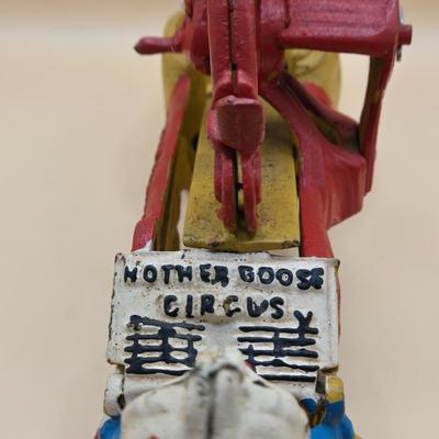 LOT 166: " Professor Pug Frog's Great Bicycle Feat" Cast Iron Mechanical Bank