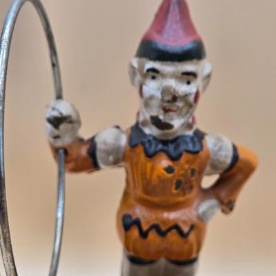 LOT 168: " Trick Dog" Cast Iron Mechanical Bank