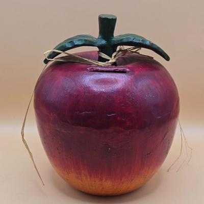 LOT 172: Vintage Cast Iron Apple Bank