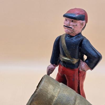 LOT 173: " Artillery Bank" Cast Iron Bank