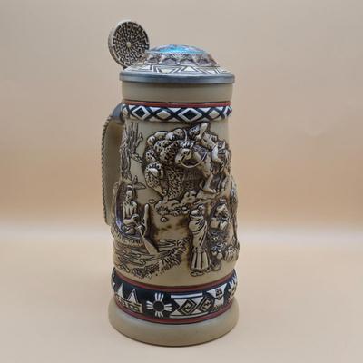 LOT 175: 1984 Olympic Beer Stein, Lancaster Beer Stein, and Collection of Avon Beer Steins