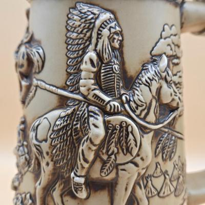 LOT 175: 1984 Olympic Beer Stein, Lancaster Beer Stein, and Collection of Avon Beer Steins