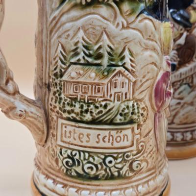 LOT 176: Vintage German Beer Steins Made in Japan