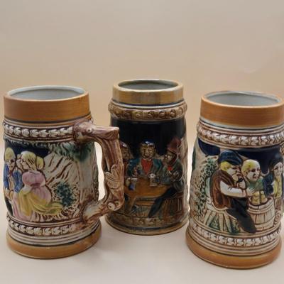 LOT 176: Vintage German Beer Steins Made in Japan