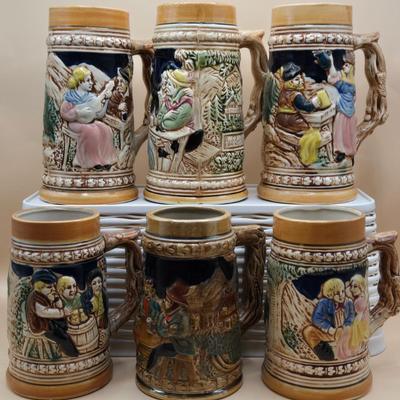 LOT 176: Vintage German Beer Steins Made in Japan