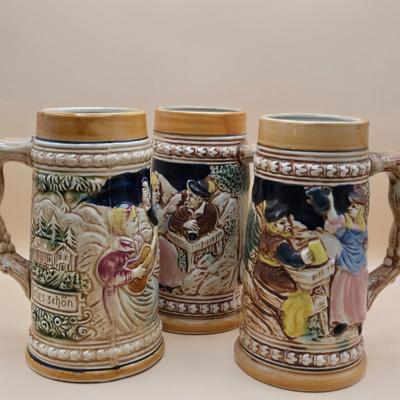 LOT 176: Vintage German Beer Steins Made in Japan