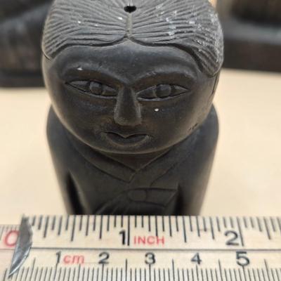 LOT 177: Vintage Stone Carved Figurines and Salt & Pepper Shakers