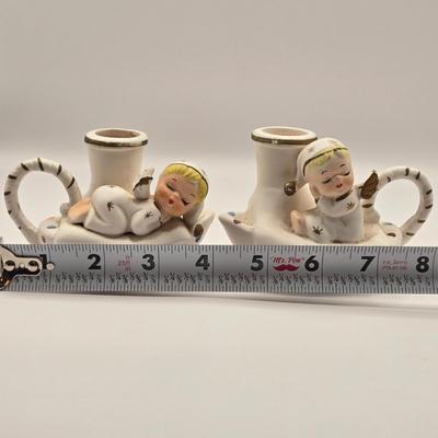 LOT 178: Vintage Nun Figures Made in Japan, Holland Mold Choir Boy, Ceramic Elf Babies on Furniture , MCM Pixie Elves, & Ceramic...