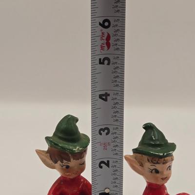 LOT 178: Vintage Nun Figures Made in Japan, Holland Mold Choir Boy, Ceramic Elf Babies on Furniture , MCM Pixie Elves, & Ceramic...