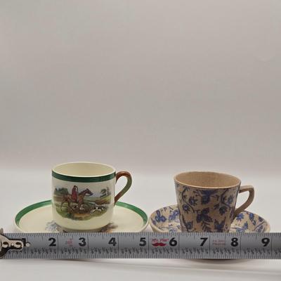 LOT 180: Vintage Teacups: Johnson Bros., Shelley, Lefton, Copeland Spode, Royal Sealy