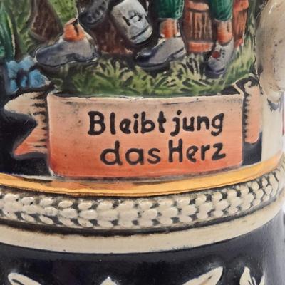 LOT 182: Beer Steins & Musical Beer Stein Made in Germany; Some are Numbered