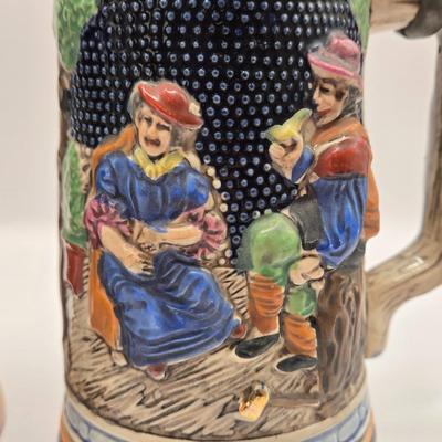 LOT 182: Beer Steins & Musical Beer Stein Made in Germany; Some are Numbered
