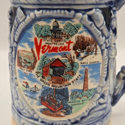 LOT 183: Beer Steins Made in Germany and Numbered & Vermont Beer Stein
