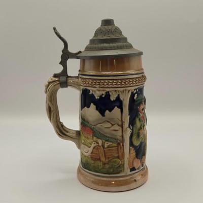 LOT 183: Beer Steins Made in Germany and Numbered & Vermont Beer Stein