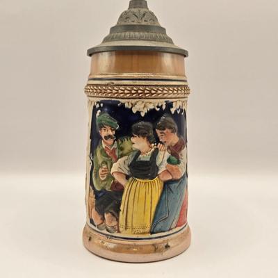 LOT 183: Beer Steins Made in Germany and Numbered & Vermont Beer Stein