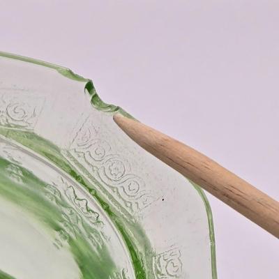 LOT 185: Vintage Uranium Glass Creamers, Sugar Bowl