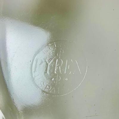 LOT 195: Vintage Planters Peanuts Plastic Cups and Nut Bowls, Clear Pyrex Divided Plates, and Bottles