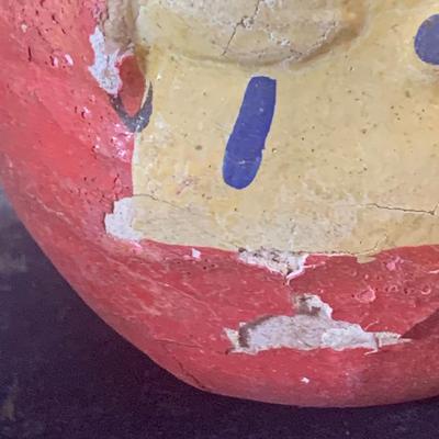 LOT 199: Circus Collection Including a Vintage Rolly Polly Clown, Bear on a Ball, Tin Toy Horse, Ringling Bros Lion Mug, Milk Glass Clown...