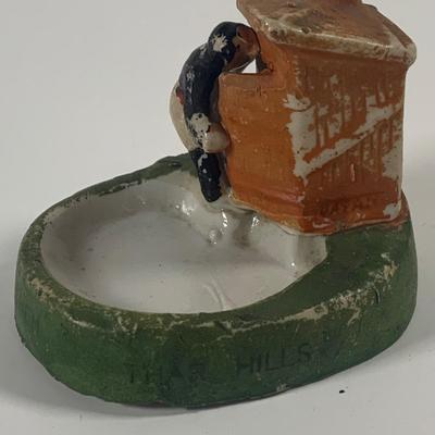 LOT 209: Vintage Black Americana McCoy Cookie Jar, a Cow Creamer and More