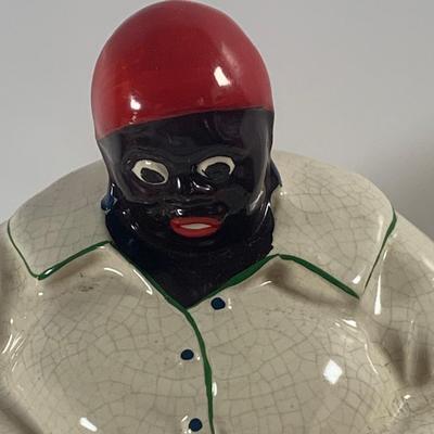 LOT 209: Vintage Black Americana McCoy Cookie Jar, a Cow Creamer and More