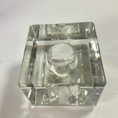 LOT 210: Beautiful Blue Art Glass Collection Including a Large Cobalt Blue Bottle Vase, Golf Ball Cobalt Blue Globe Vase, Glass Mushroom,...