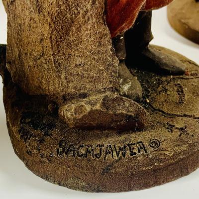 LOT 214: Southwesten Inspired Lot of Figurines Including Tom Clark Native American Statues, Wolf and Horse Figurines