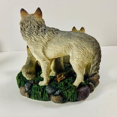 LOT 214: Southwesten Inspired Lot of Figurines Including Tom Clark Native American Statues, Wolf and Horse Figurines