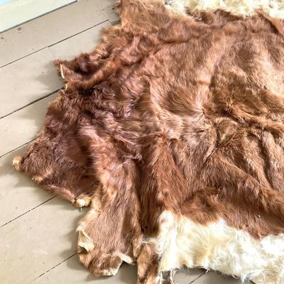 LOT 247: Donkey / Mule Hide Rug