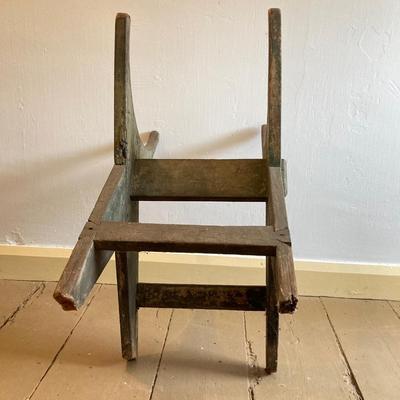 LOT 249: Antique Barrel Butter Churn with Stand