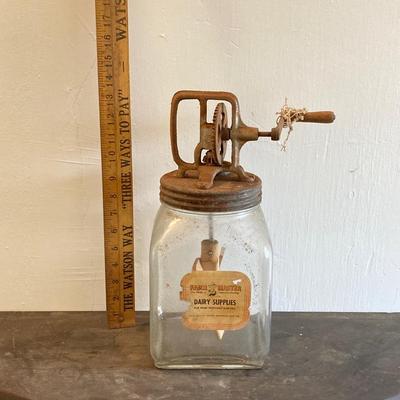 LOT 250: Antique / Vintage Farm Master Butter Churn