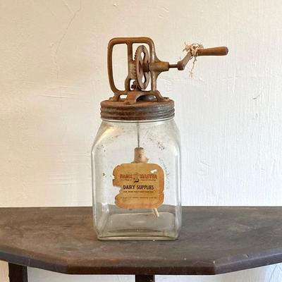 LOT 250: Antique / Vintage Farm Master Butter Churn